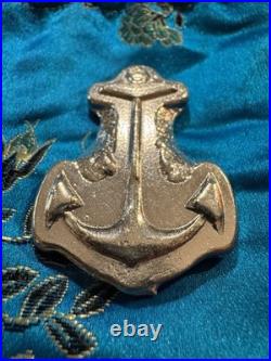 2.88 Ozt Silver Anchor hand poured Fine 0.999