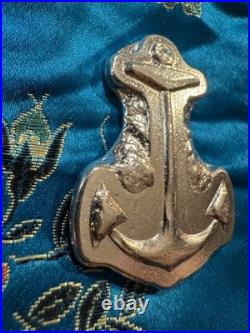 2.88 Ozt Silver Anchor hand poured Fine 0.999