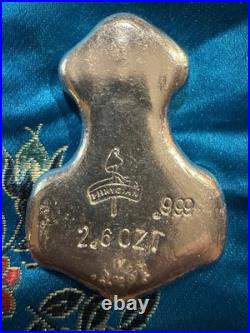 2.88 Ozt Silver Anchor hand poured Fine 0.999