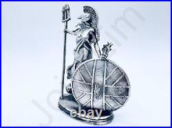 2.9 oz Hand Poured Silver Bar 999 Fine Britannia Cast Art Ingot Bullion Statue