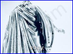 2.9 oz Hand Poured Silver Bar. 999+ Fine Jesus Cast Bullion Art Ingot Statue