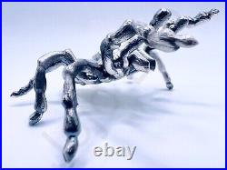 2.9 oz Hand Poured Silver Bar 999 Fine Statue Tarantula Spider 3D Cast Bullion