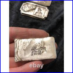 2 Troy Oz. MK BarZ Willie Wonka Chocolate BarZ. 999 Fine Silver