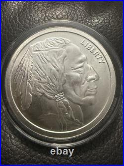 2 Troy oz. 9999 Fine Silver Buffalo Round Silver Bullion