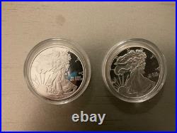 2-Walking Liberty SMI Silver Round Bullion 1 Troy oz. 999 Fine