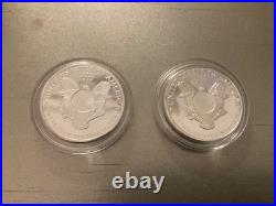 2-Walking Liberty SMI Silver Round Bullion 1 Troy oz. 999 Fine