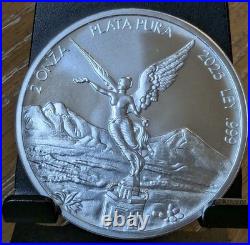 2 oz. 2025 Modern LIBERTAD coin tribute 50mm BU round. 999 fine silver