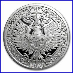 2 oz. 999 FINE Silver Round Destiny Coin Knight The Raven IN STOCK