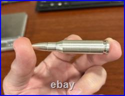 2 oz. 999 Fine Silver Bullet. 308 Caliber Rare Find And Great Collectors Piece