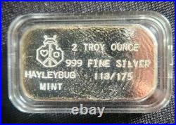 2 oz. 999 Fine Silver Hayleybug Mint -Havoc In Scales #113 of ONLY 175 Made