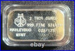 2 oz. 999 Fine Silver Hayleybug Mint Havoc In Scales #73 of ONLY 175 Made