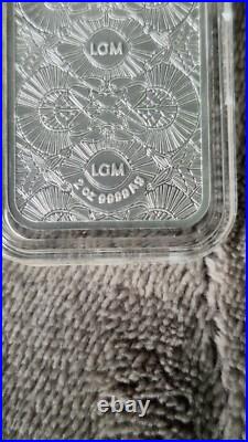 2 oz. Fine Silver Bar High Relief Fors Fortuna WithCOA
