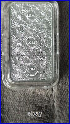 2 oz. Fine Silver Bar High Relief Fors Fortuna WithCOA
