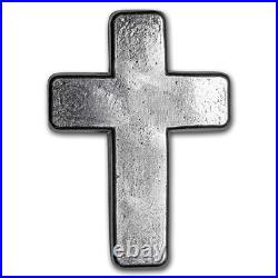 2 oz Hand Poured Silver 9Fine Mint (Cross) 2 oz Hand Poured Silver 9Fine Mint (Cross)