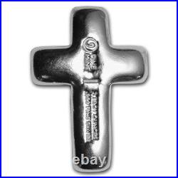 2 oz Hand Poured Silver 9Fine Mint (Cross) 2 oz Hand Poured Silver 9Fine Mint (Cross)