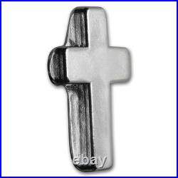 2 oz Hand Poured Silver 9Fine Mint (Cross) 2 oz Hand Poured Silver 9Fine Mint (Cross)