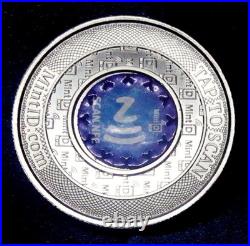 2 oz Mint ID Round (. 999 Fine Silver) Scan NFC Enabled Anti-Counterfeit