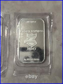 2x Shitters Full Postal Express Mint Limited 1 OZ. 999 Fine silver Bar #228 #229