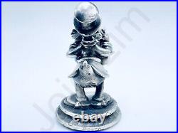 3.1 oz Hand Poured 999 Fine Silver Bar Scrooge McDuck v3 3D Bullion Art Statue