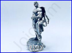 3.1 oz Hand Poured Pure Silver Bar Batman Ingot Art Bullion Statue. 999+ Fine