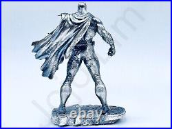 3.1 oz Hand Poured Pure Silver Bar Batman Ingot Art Bullion Statue. 999+ Fine