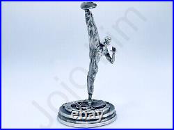 3.1 oz Hand Poured Silver Bar 999+ Fine Bruce Lee 3D Bullion Cast Ingot Statue
