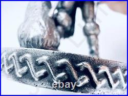 3.1 oz Hand Poured Silver Bar. 999+ Fine Odin Cast Art Ingot 3D Bullion Statue