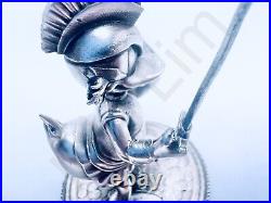 3.1 oz Hand Poured Silver Bar Spartan Scrooge 999 Fine Cast Bullion Art Statue