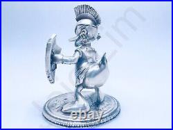 3.1oz Hand Poured Silver Bar Spartan Scrooge 999 Fine 3D Cast Bullion Art Statue