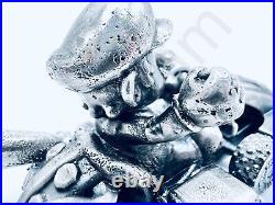 3.2 oz Hand Poured Silver Bar. 999 Fine Mario Kart Bullion 3D Ingot Art Statue