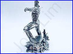 3.2 oz Hand Poured Silver GROOT Guardians of The Galaxy. 999+ Fine Bullion Bar