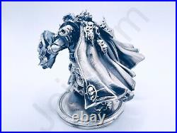 3.3 oz Hand Poured Silver Bar 999+ Fine Statue Chaos Knight Cast Bullion Art