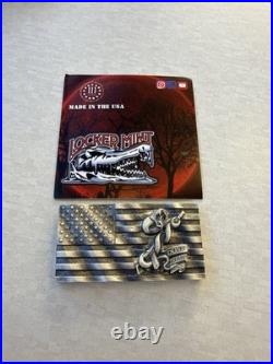 3 Oz. 999 Fine Silver Locker Mint DTOM Shaped Thick Art Bar USA