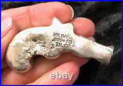 3 Ozt MK BarZ Pirate Pistol. 999 Fine Silver