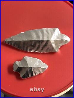 3 oz & 1 oz 999 fine Silver Bullion Indian Arrowhead Bar