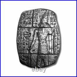 3 oz Fine Silver Relic Bar Old World Egyptian Falcon God Horus IN STOCK