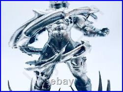 3 oz Hand Poured 999 Fine Silver Vegeta's Sacrifice 3D Cast Bullion Art Statue
