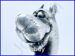 3 oz Hand Poured 99.9% Pure Silver Bar 999 Fine Scooby Doo 3D Bullion Statue