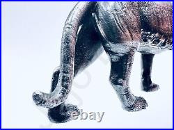 3 oz Hand Poured Silver Bar. 999+ Fine Tiger Cast Art Ingot 3D Bullion Statue