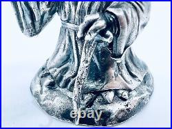 3 oz Hand Poured Silver Bar 999 Fine Wise Yoda Cast Bullion Ingot Art Statue