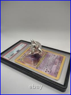 3 oz Silver Gengar Statue. 950.999 Fine Bullion Pokémon Inspired Collectible
