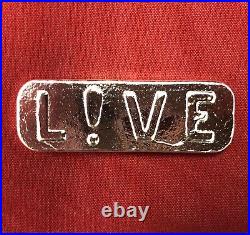 3 oz Yeager's Poured Silver 999+ Fine silver bullion Bar LIVE