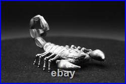 3oz Limited Edition Scorpion Hand-Poured Pure Silver. 999 Fine Silver