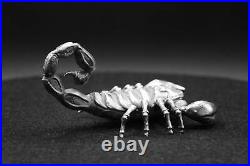 3oz Limited Edition Scorpion Hand-Poured Pure Silver. 999 Fine Silver