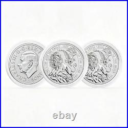3pcs 2026 Great Britain Lion and Eagle 1 oz. 999 Fine Silver Coin