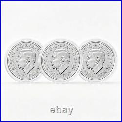 3pcs 2026 Great Britain Lion and Eagle 1 oz. 999 Fine Silver Coin
