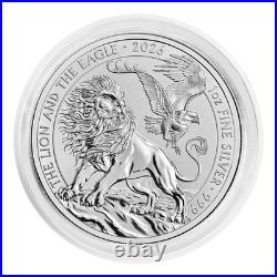 3pcs 2026 Great Britain Lion and Eagle 1 oz. 999 Fine Silver Coin