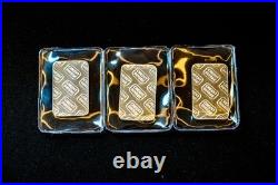3x Credit Suisse Vintage 5 Gram. 999 Fine Silver Bars (15 Grams) Sealed Rare