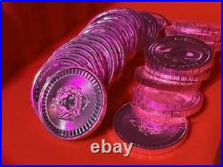 3x Scottsdale Mint 999 Fine Silver Lion Head Omnia