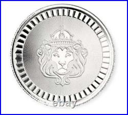 3x Scottsdale Mint 999 Fine Silver Lion Head Omnia